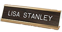 #230 Aluminum Desk Sign - 1 Line